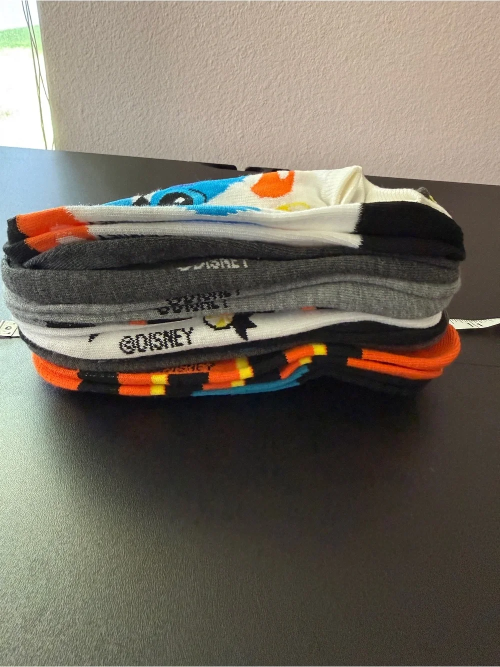 Disney Lilo & Stitch Ankle Socks Pack Halloween Pumpkin Graphic Low Cut NWT 4-9